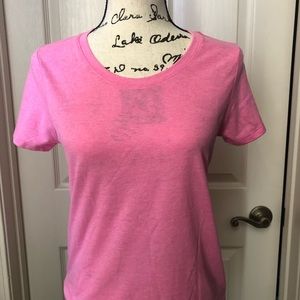 GAP Factory heathered pink s/s shirt, size medium